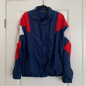 Mens Champs full-zip windbreaker, size XL